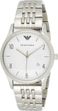 Shop Authentic Emporio Armani Classic Silver Dial Silver Steel Strap Watch For Men - AR1867 - Luxxuri