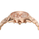 Shop Authentic Michael Kors Ritz Chronograph Rose Gold Dial Rose Gold Steel Strap Watch For Women - MK7302 - Luxxuri