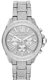  Shop Authentic Michael Kors Wren Chronograph Crystals Silver Dial Silver Steel Strap Watch For Women - MK6317 - Luxxuri