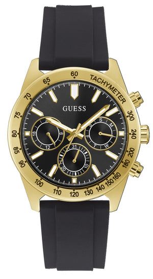  Shop Authentic Guess Sport Multifunctional Black Dial Black Rubber Strap Watch for Men - GW0332G2 - Luxxuri