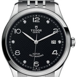  Shop Authentic Tudor 1926 Automatic Diamonds Black Dial Silver Steel Strap Watch for Men - M91650-0004 - Luxxuri