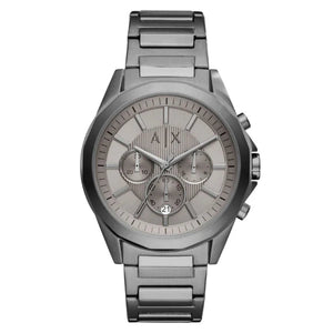  Shop Authentic Armani Exchange Drexler Chronograph Grey Dial Grey Steel Strap Watch For Men - AX2603 - Luxxuri