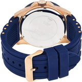  Shop Authentic Guess Oasis Blue Dial Blue & Rose Gold Stainless Steel Strap Watch For Men - W0366G4 - Luxxuri