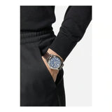  Shop Authentic Versace Greca Time Quartz Blue Dial Brown Leather Strap Watch For Men - VE3K00122 - Luxxuri