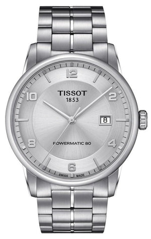  Shop Authentic Tissot Luxury Powermatic 80 Silver Dial Silver Steel Strap Watch For Men - T086.407.11.031.00 - Luxxuri