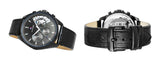  Shop Authentic Tommy Hilfiger Baker Chronograph Black Dial Black Leather Strap Watch For Men  - 1710452 - Luxxuri