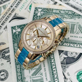  Shop Authentic Michael Kors Ritz Gold Dial Two Tone Steel Strap Watch for Women - MK6328 - Luxxuri
