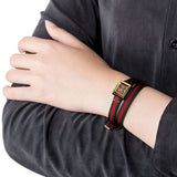  Shop Authentic Gucci G-Frame Multicolored Red and Green Dial Watch For Women - YA128527 - Luxxuri
