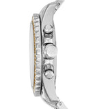  Shop Authentic Michael Kors Everest Chronograph Gold Dial Silver Steel Strap Watch For Women - MK5870 - Luxxuri