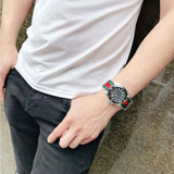  Shop Authentic Gucci Dive Black Dial Two Tone NATO Strap Watch For Men - YA136206 - Luxxuri