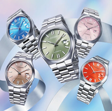 Shop Authentic Citizen x Pantone Automatic Dreamy Pink Dial Silver Steel Strap Watch For Men - NJ0158-89X - Luxxuri