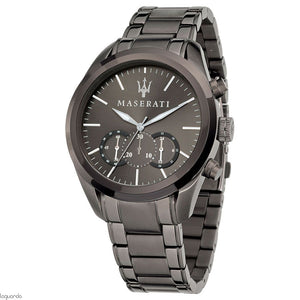  Shop Authentic Maserati Traguardo Gun Metal Dial Grey Steel Strap Watch For Men - R8873612002 - Luxxuri