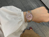  Shop Authentic Michael Kors Layton Three Hand Pink Dial Two Tone Steel Strap Watch For Women - MK6894 - Luxxuri