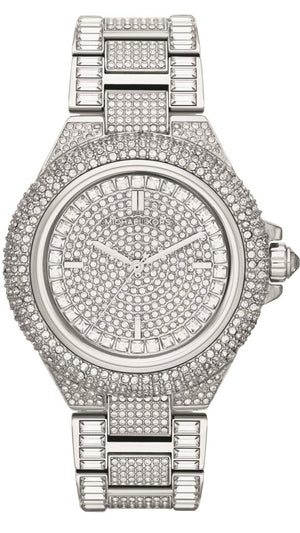  Shop Authentic Michael Kors Camille Crystal Pave Dial Silver Steel Strap Watch for Women - MK5869 - Luxxuri