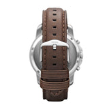  Shop Authentic Fossil Grant Chronograph White Dial Brown Leather Strap Watch for Men - FS4735 - Luxxuri