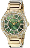  Shop Authentic Michael Kors Kerry Green Dial Gold Steel Strap Watch for Women - MK3409 - Luxxuri
