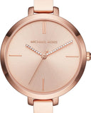  Shop Authentic Michael Kors Jaryn Quartz Rose Gold Dial Rose Gold Steel Strap Watch For Women - MK3735 - Luxxuri