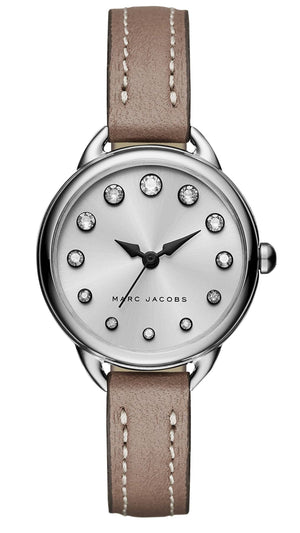  Shop Authentic Marc Jacobs Betty White Dial Brown Leather Strap Watch for Women - MJ1480 - Luxxuri