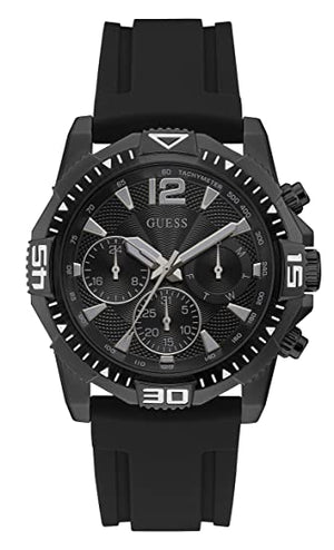  Shop Authentic Guess Commander Black Dial Black Rubber Strap Watch for Men - GW0211G3 - Luxxuri