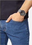  Shop Authentic Versace Greca Sport Quartz Black Dial Silver Steel Strap Watch For Men - VEZ300321 - Luxxuri