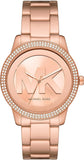  Shop Authentic Michael Kors Tibby Quartz Rose Gold Dial Rose Gold Steel Strap Watch For Women - MK6880 - Luxxuri