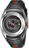 Shop Authentic Gucci Sync Quartz Black Dial Black Rubber Strap Watch For Men - YA137301 - Luxxuri