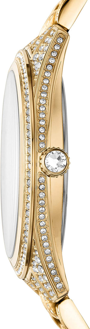  Shop Authentic Michael Kors Lauryn Crystals Gold Dial Gold Steel Strap Watch For Women - MK3930 - Luxxuri