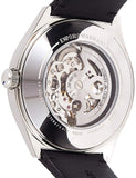  Shop Authentic Emporio Armani Meccanico White Skeleton Dial Black Leather Strap Watch For Men - AR60003 - Luxxuri
