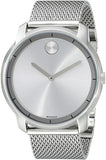  Shop Authentic Movado Bold Silver Dial Silver Mesh Bracelet Watch For Men - 3600260 - Luxxuri