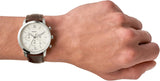  Shop Authentic Fossil Neutra Chronograph White Dial Brown Leather Strap Watch for Men - FS5380 - Luxxuri