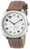  Shop Authentic Marc Jacobs Mandy Silver Dial Brown Leather Strap Watch for Women - MJ1563 - Luxxuri
