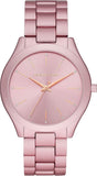  Shop Authentic Michael Kors Slim Runway Pink Dial Pink Steel Strap Watch For Women - MK4456 - Luxxuri