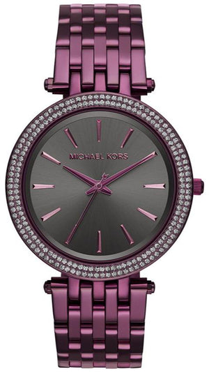  Shop Authentic Michael Kors Darci Black Dial Purple Steel Strap Watch for Women - MK3554 - Luxxuri