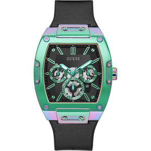  Shop Authentic Guess Phoenix Multifunction Black Dial Black Rubber Strap Watch for Men - GW0202G5 - Luxxuri