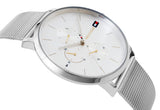  Shop Authentic Tommy Hilfiger Jenna Quartz Silver Dial Silver Mesh Bracelet Watch For Women - 1781942 - Luxxuri