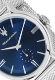  Shop Authentic Maserati Epoca Blue Dial Silver Mesh Bracelet Watch For Men - R8853118006 - Luxxuri