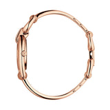  Shop Authentic Gucci Horsebit Collection Black Dial Rose Gold Steel Strap Watch For Women - YA139507 - Luxxuri