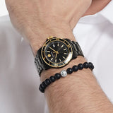 Shop Authentic Movado 800 Series Black Dial Black Steel Strap Watch For Men - 2600162 - Luxxuri