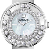  Shop Authentic Swarovski Lovely Crystal Mother of Pearl Dial Silver Steel Strap Watch for Women - 1160307 - Luxxuri