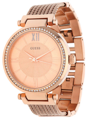  Shop Authentic Guess Soho Rose Gold Dial Stainless Steel Watch For Women - W0638L4 - Luxxuri