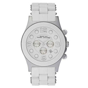 Shop Authentic Marc Jacobs Pelly White Dial White Silicone Strap Watch for Women - MBM2565 - Luxxuri