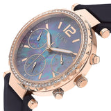  Shop Authentic Guess Solstice Diamonds Black Mother of Pearl Dial Black Rubber Strap Watch for Women - GW0113L2 - Luxxuri