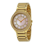  Shop Authentic Michael Kors Kerry Mother of Pearl Dial Gold Steel Strap Watch for Women - MK3396 - Luxxuri