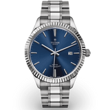  Shop Authentic Tudor Style Automatic Blue Dial Silver Steel Strap Watch for Men - M12710-0013 - Luxxuri