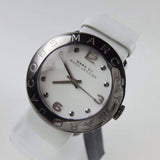  Shop Authentic Marc Jacobs Blade White Dial White Leather Strap Watch for Women - MBM1223 - Luxxuri