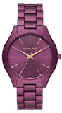  Shop Authentic Michael Kors Slim Runway Quartz Purple Dial Purple Steel Strap Watch For Women - MK4507 - Luxxuri