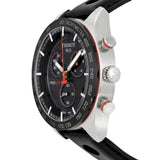  Shop Authentic Tissot PRS 516 Chronograph Black Dial Black Leather Strap Watch For Men - T100.417.16.051.00 - Luxxuri