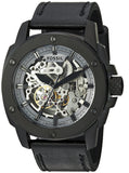  Shop Authentic Fossil Modern Machine Automatic Skeleton Grey Dial Black Steel Strap Watch for Men - ME3134 - Luxxuri