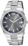  Shop Authentic Bulova Crystal Collection Brown Dial Silver Steel Strap Watch for Men - 96B221 - Luxxuri