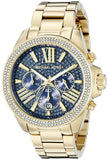  Shop Authentic Michael Kors Wren Diamonds Blue Dial Gold Steel Strap Watch for Women - MK6291 - Luxxuri